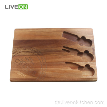 Cheese Cutting Cheese Board Set mit Besteck